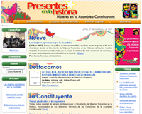 Mujeres y Asamblea Constituyente